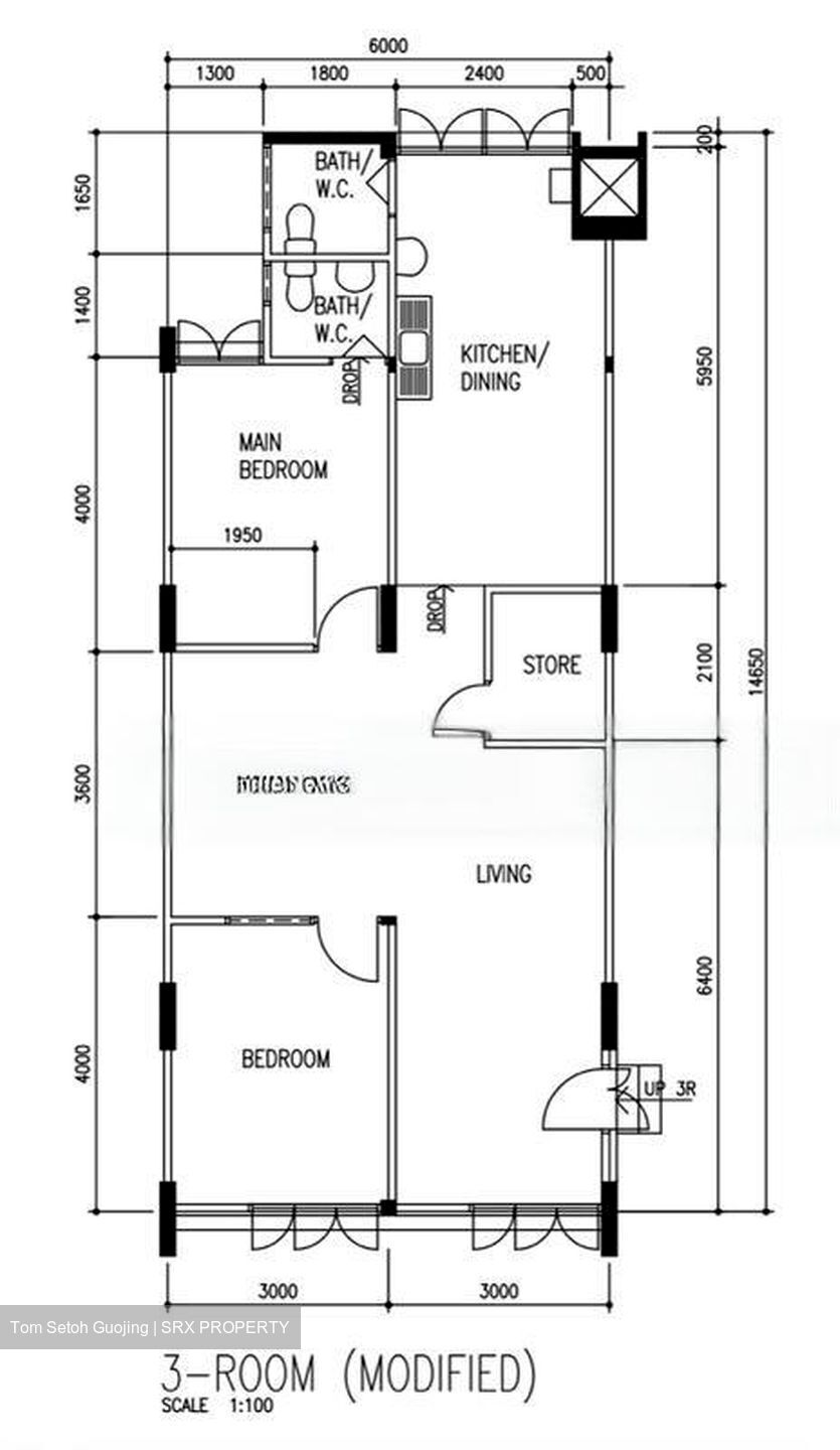 Blk 305 Clementi Avenue 4 (Clementi), HDB 3 Rooms #558798651